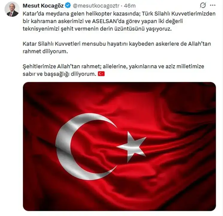 Antalya Tek Yürek: Katar Şehitlerimiz İçin Taziye Mesajları 6